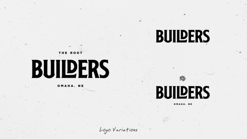 The Root Builders logo variations